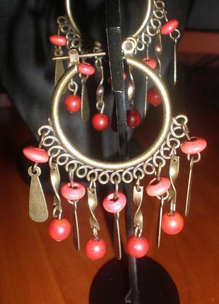 Вінтажні сережки в стилі бохо 😊👍💍🔥