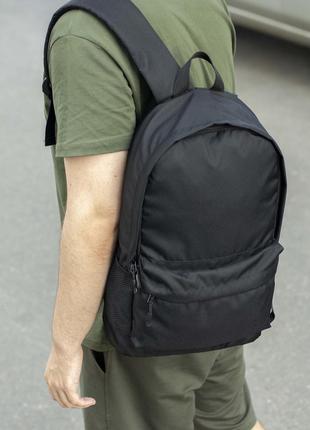 Качественный спортивный городской рюкзак bullet черный из плотной ткани на 16 литров унисекс3 фото