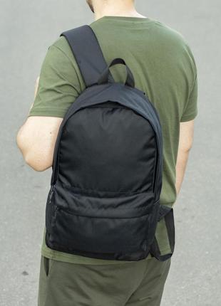 Качественный спортивный городской рюкзак bullet черный из плотной ткани на 16 литров унисекс7 фото