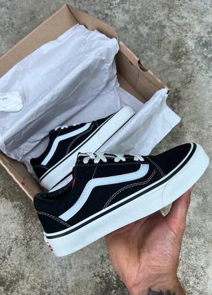 Vans old skool black/white7 фото