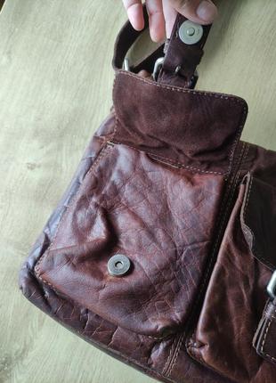 Стильная женская кожаная сумка manfield , нидерланды6 фото