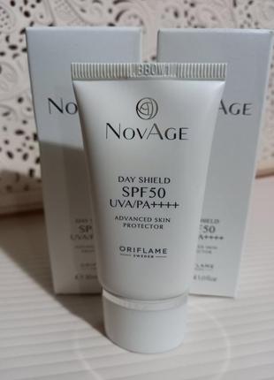 Мультифункциональный защитный крем для лица spf 50 novage код 34143 орифлейм2 фото