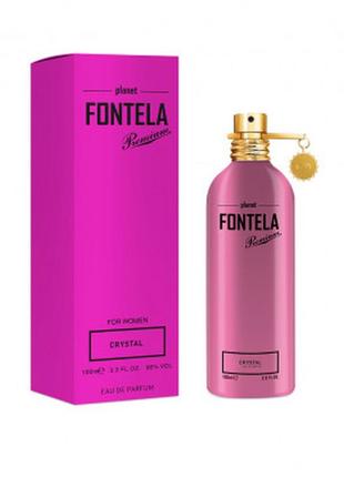 Жіноча парфумована вода fontela edp crystal, 100 мл