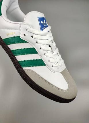 Adidas samba footwear white green