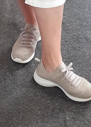 Мега комфортные  лёгкие кроссовки с анатомической стелькой ,skechers. p. 399 фото