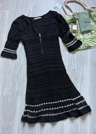 Крутое вязаное платье laren millen