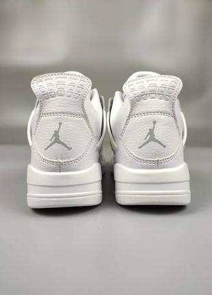 Nike air jordan 4 retro white5 фото