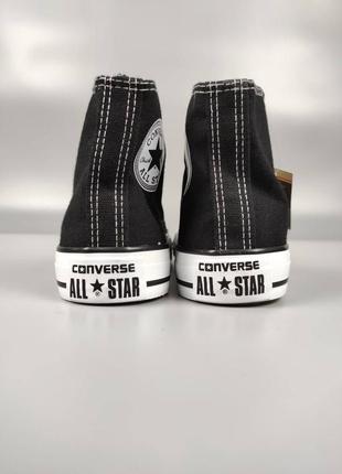 Converse all star hi black6 фото