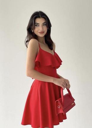 Червона сукня сарафан