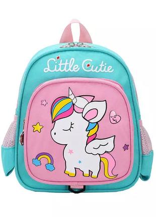 Дитячий рюкзак маленький єдиноріг для дівчинки 2-4 роки
