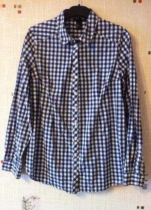 Рубашка в клетку h&m