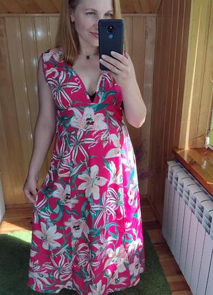 Плаття малинове 3