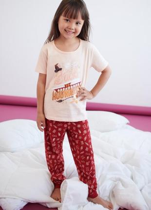6-7 р 116-122 см новий фірмовий піжамний комплект піжама дівчинці гаррі поттер harry potter sinsay