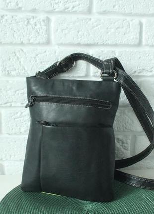 Harlequin сумка кросбоді. натуральна шкіра. унісекс