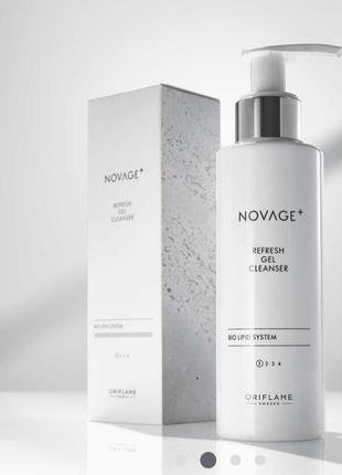 Очищающий гель для лица novage+