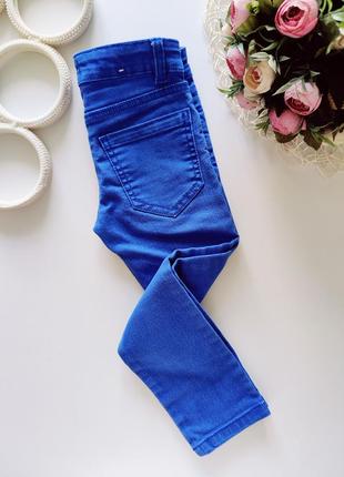 Блакитні срейчові джинси  артикул: 16338