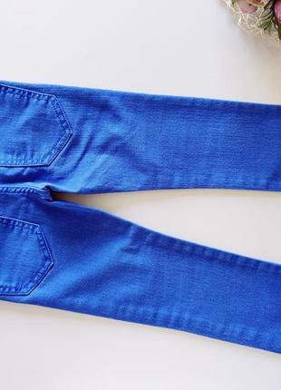 Голубые срейчевые джинсы артикул: 163385 фото