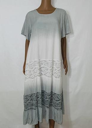 Шикарное штапельное платье