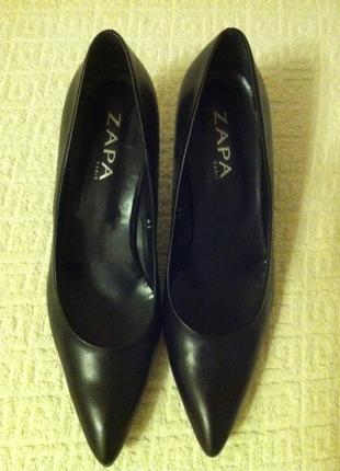 Оригинальные итальянские кожаные туфли от zapa