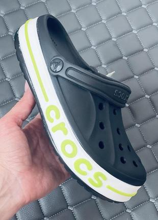 Crocs bayaband clog кроксы женские мужские унисекс черные крокс3 фото