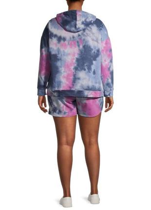Silverwear tie-dye тай-дай костюм худи и шорты3 фото