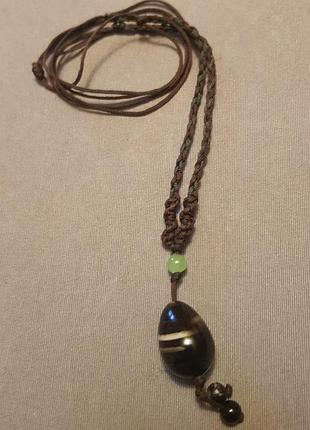 Підвіска з натурального каменю