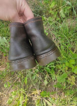 Женские кожаные ботинки kater, 38 размер6 фото