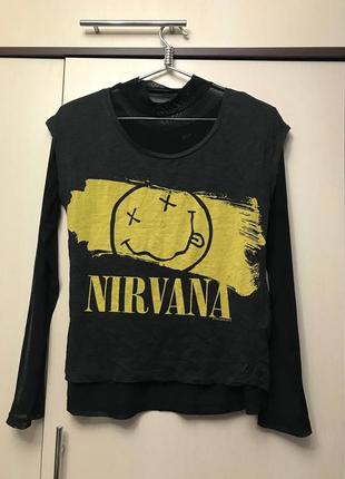 Майка, сетка, нирваная nirvana