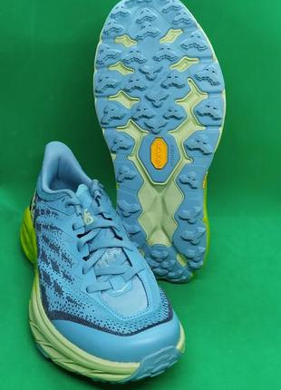 Кроссовки для бега hoka one one speedgoat 5 blue green (1123158-csgg) оригинал7 фото