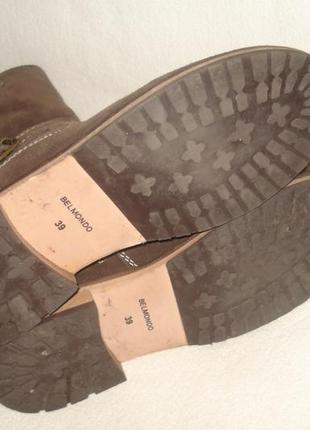 Belmondo 39 р. зимние замшевые утепленные ботиночки6 фото