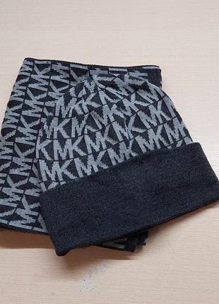 Комплект шапка шарф женский michael kors оригинал