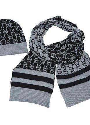 Комплект шапка , шарф жіночий michael kors оригинал