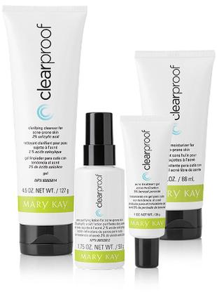 Уход за проблемной кожей лица clear proof mary kay, мери кей