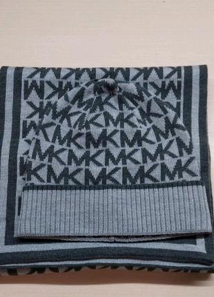 Комплект шапка шарф женский michael kors оригинал