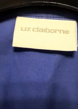 Сорочка рубашка liz claiborne бузково блакитна бавовна4 фото