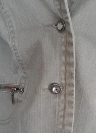 Стильный джинсовый пиджак раз.383 фото