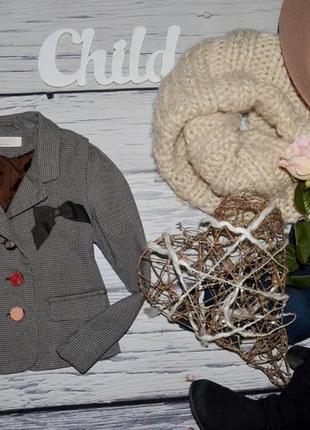 3 - 4 року 104 см h&m натуральний фірмовий піджак болеро джемпер дівчинці