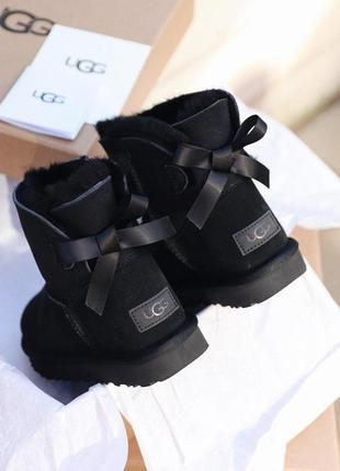Черевики зимові ugg 1 black stripe