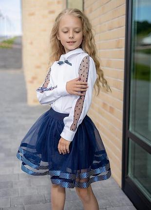 Блузка школьная