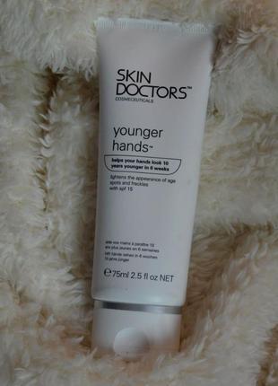 Крем для омолодження шкіри рук 75мл skin doctors younger hands