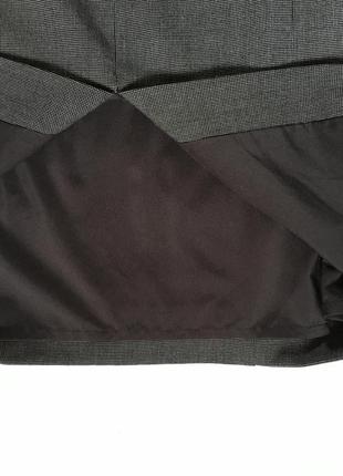 Базовая серая юбка карандаш миди с разрезом от h&m6 фото