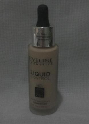 Liquid control hd mattifying drops foundation рідка тональна основа3 фото