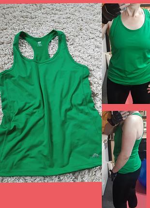 Яркая зелёная спортивная майка ,h&amp;m,  p. l-xl
