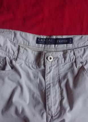 Фірмові німецькі легкі літні бавовняні стрейчеві брюки canda(c&a), розмір 38.5 фото