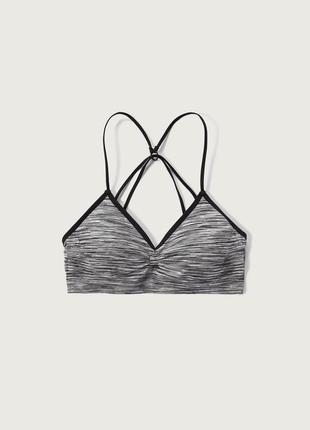 Спортивний топ abercrombie & fitch sports bra grey marl1 фото