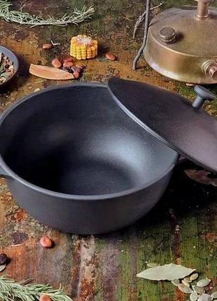 Каструля чавунна "maysternya" з чавунною кришкою 2 л т401с1