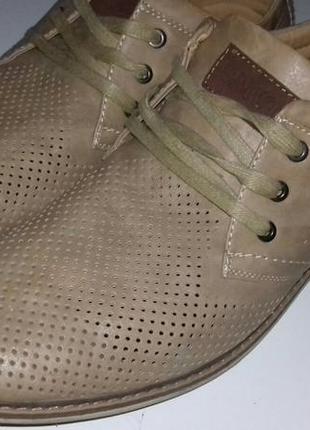 Летние кожаные туфли 100% натуральная кожа в идеале1 фото