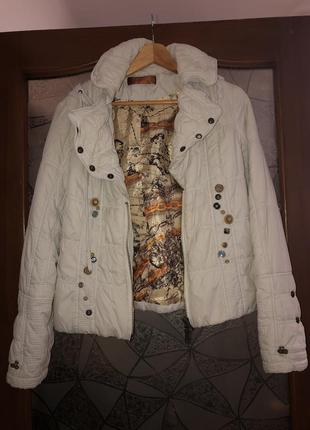 Не китай дизайнерська boruoss коротка біла з капюшоном тепла куртка весна осінь s-m