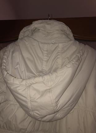 Не китайская дизайнерская boruoss короткая белая с капюшоном теплая куртка весна осень s-m5 фото