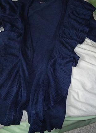 Кардиган накидка без рукавов